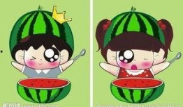 情侣吃瓜,情侣甜蜜吃瓜瞬间