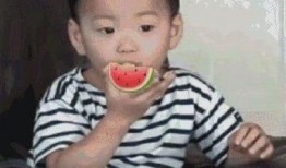 吃块瓜表情包,表情包里的夏日清凉时刻